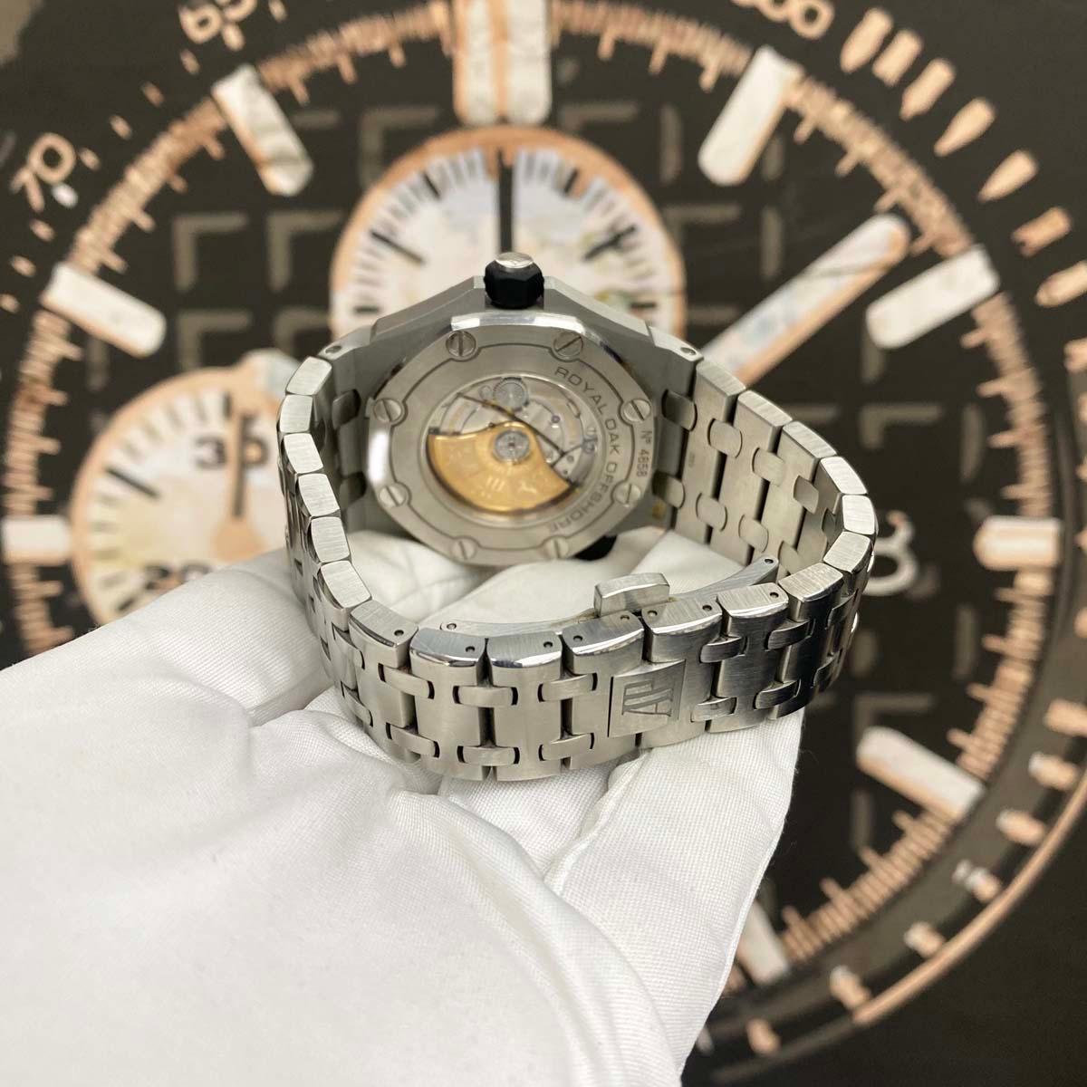 Audemars Piguet Royal Oak Offshore Diver 42mm 15710ST On Steel Bracelet Black Dial Pre-Owned - Gotham Trading