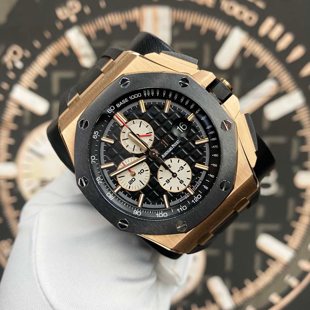 Audemars Piguet Royal Oak Offshore Chronograph 44mm 26400RO Black Dial Pre-Owned - Gotham Trading