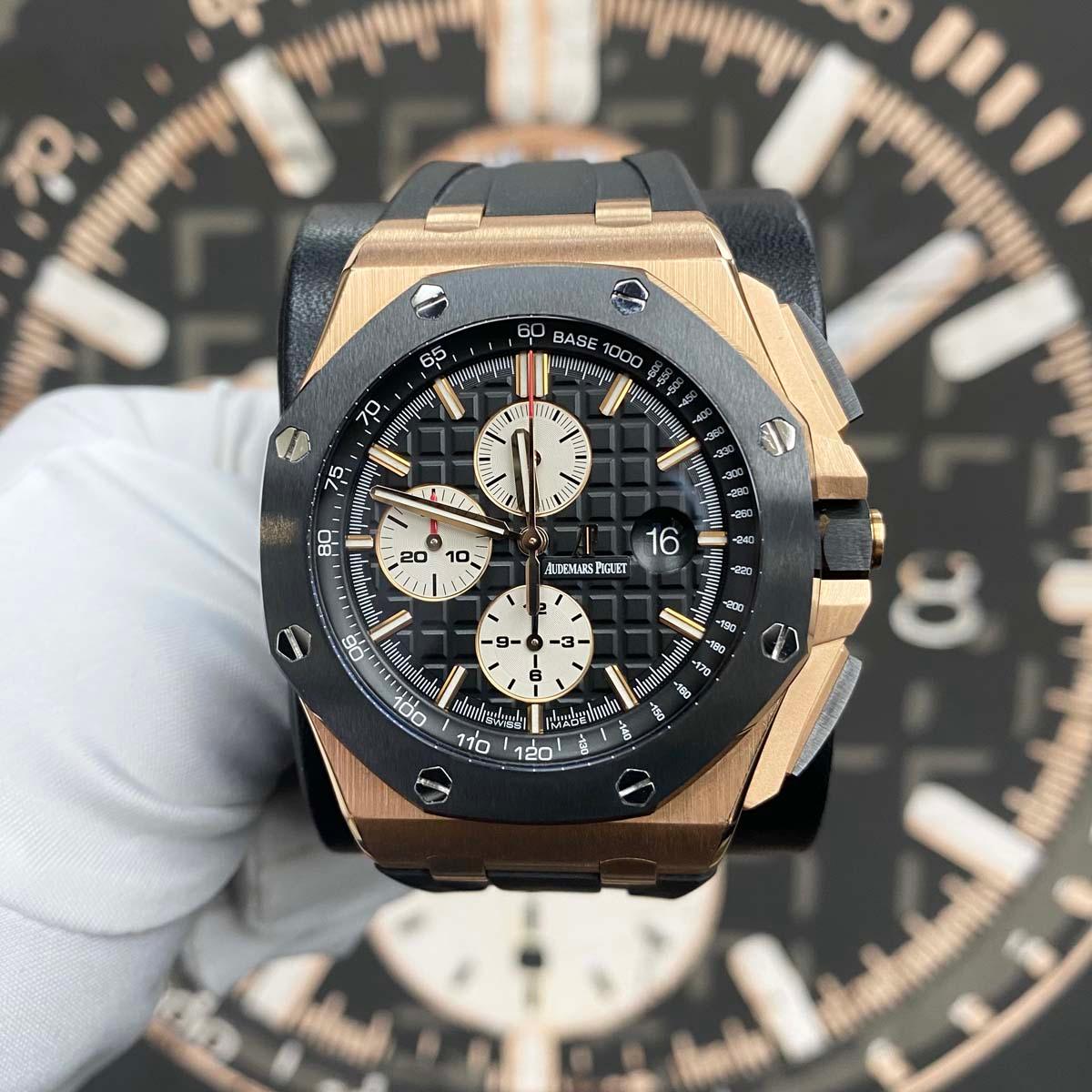 Audemars Piguet Royal Oak Offshore Chronograph 44mm 26400RO Black Dial Pre-Owned - Gotham Trading