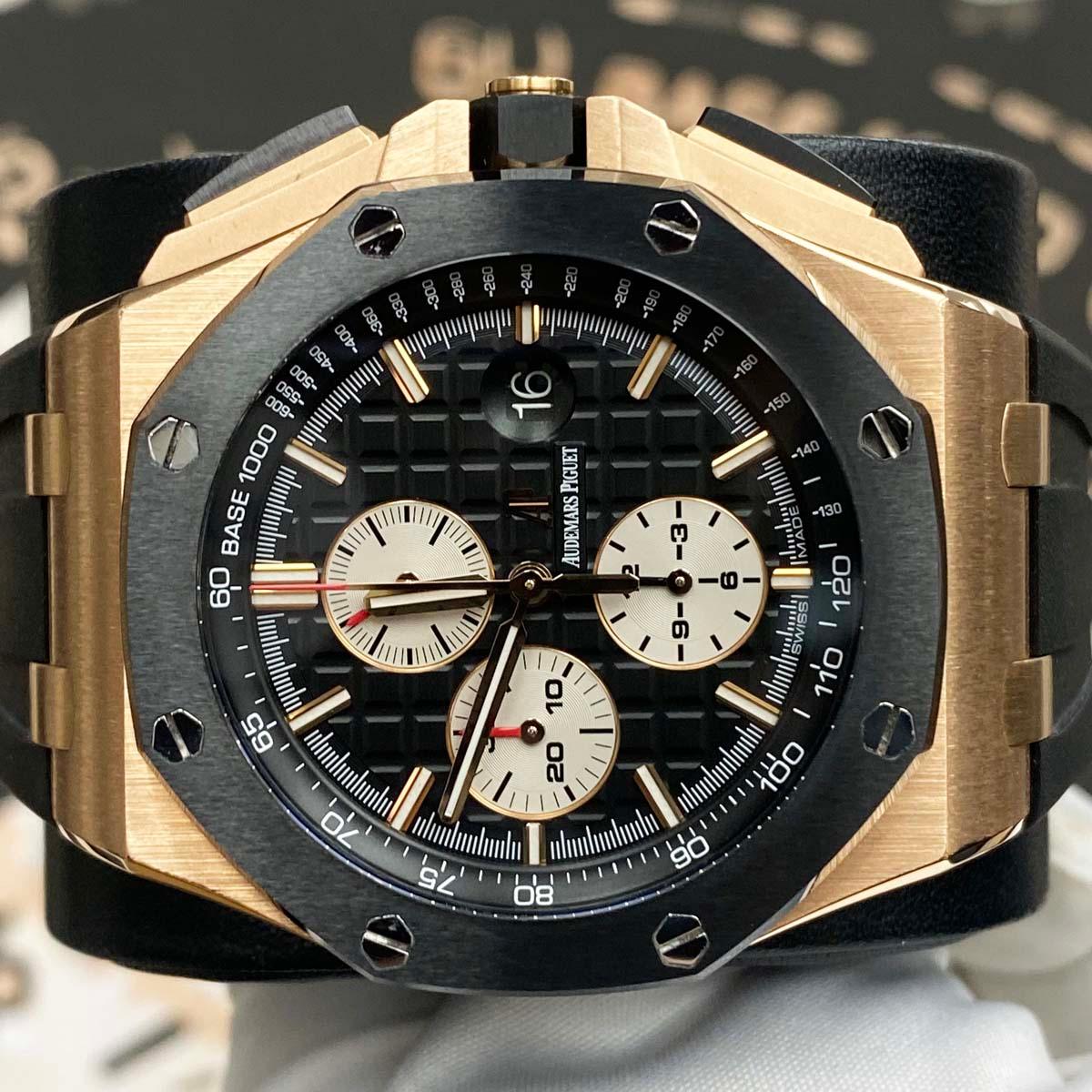 Audemars Piguet Royal Oak Offshore Chronograph 44mm 26400RO Black Dial Pre-Owned - Gotham Trading