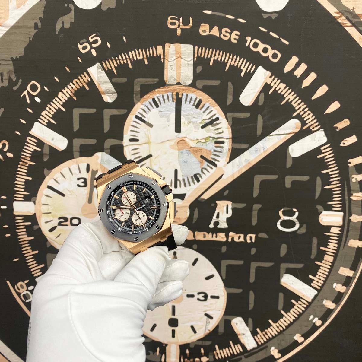 Audemars Piguet Royal Oak Offshore Chronograph 44mm 26400RO Black Dial Pre-Owned - Gotham Trading