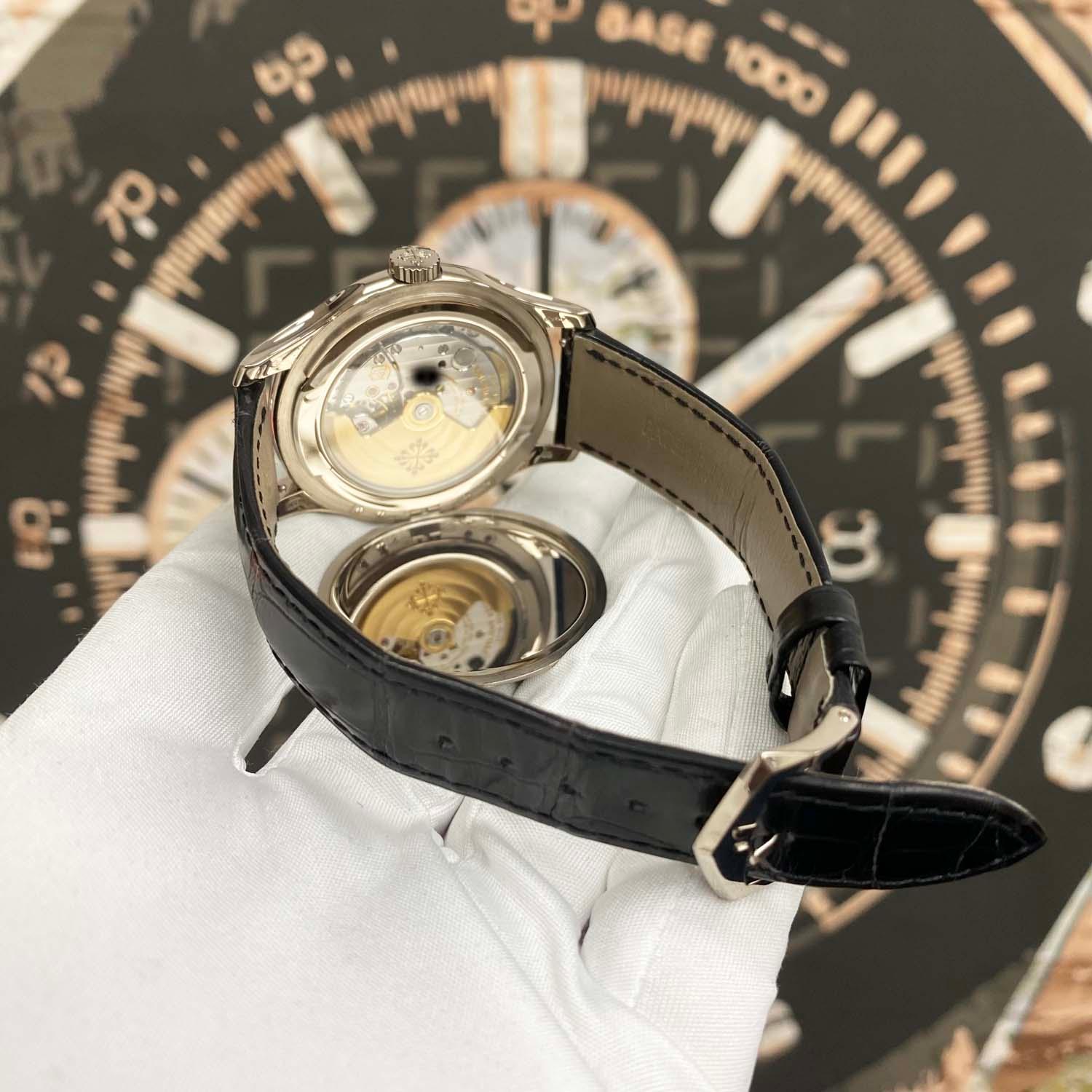 Patek Philippe Calatrava 39mm 5227G Black Dial - Gotham Trading