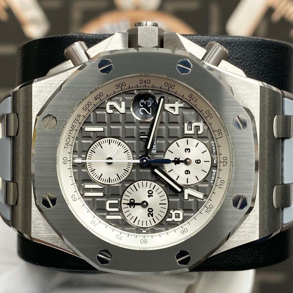 Audemars Piguet Ghost Royal Oak Offshore Chronograph 42mm 26470IO Slate Grey Dial Pre-Owned - Gotham Trading