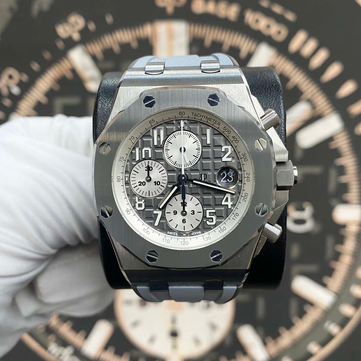 Audemars Piguet Ghost Royal Oak Offshore Chronograph 42mm 26470IO Slate Grey Dial Pre-Owned - Gotham Trading