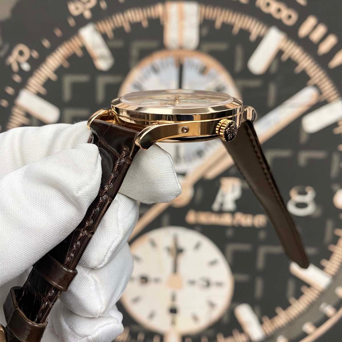 Patek Philippe Annual Calendar Complication 38mm 5396R Silver Dial - Gotham Trading