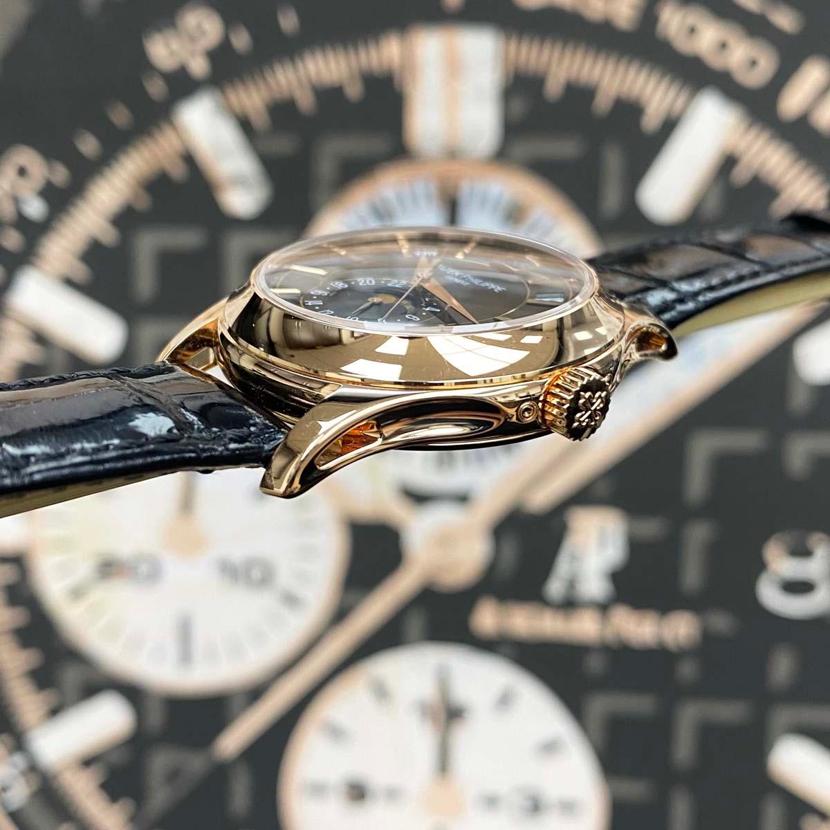 Patek Philippe Annual Calendar Complication 40mm 5205R Black Dial - Gotham Trading