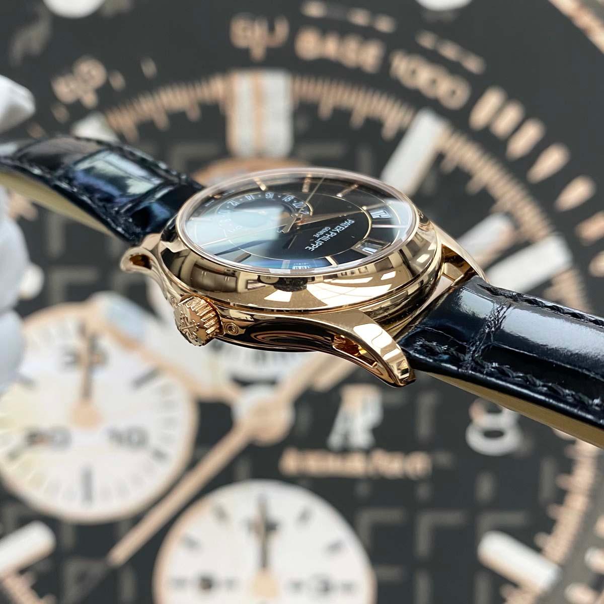 Patek Philippe Annual Calendar Complication 40mm 5205R Black Dial - Gotham Trading