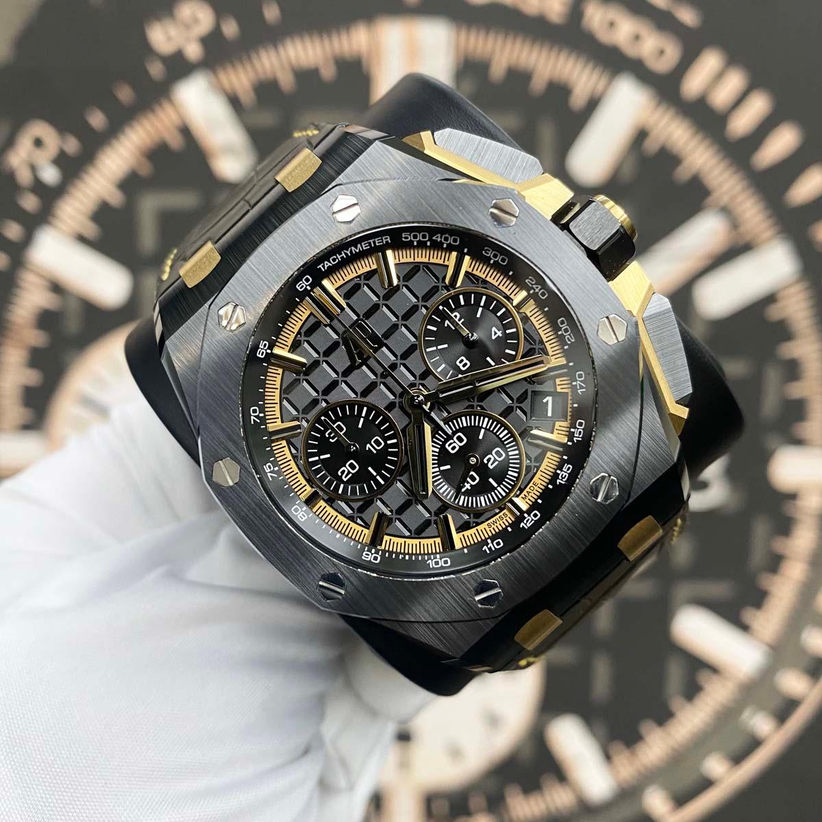 Audemars Piguet Royal Oak Offshore Chronograph 43mm 26420CE.OO.A127CR.01 Black Dial - Gotham Trading