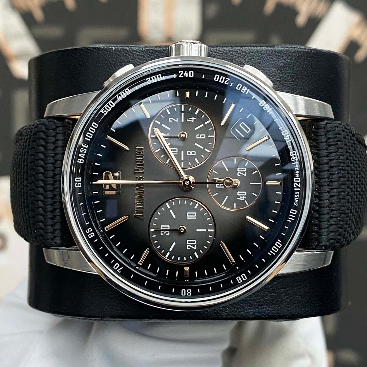 Audemars Piguet Code 11.59 41mm 26393CR.OO.A002KB.01 Smoked Grey Dial Pre-Owned - Gotham Trading