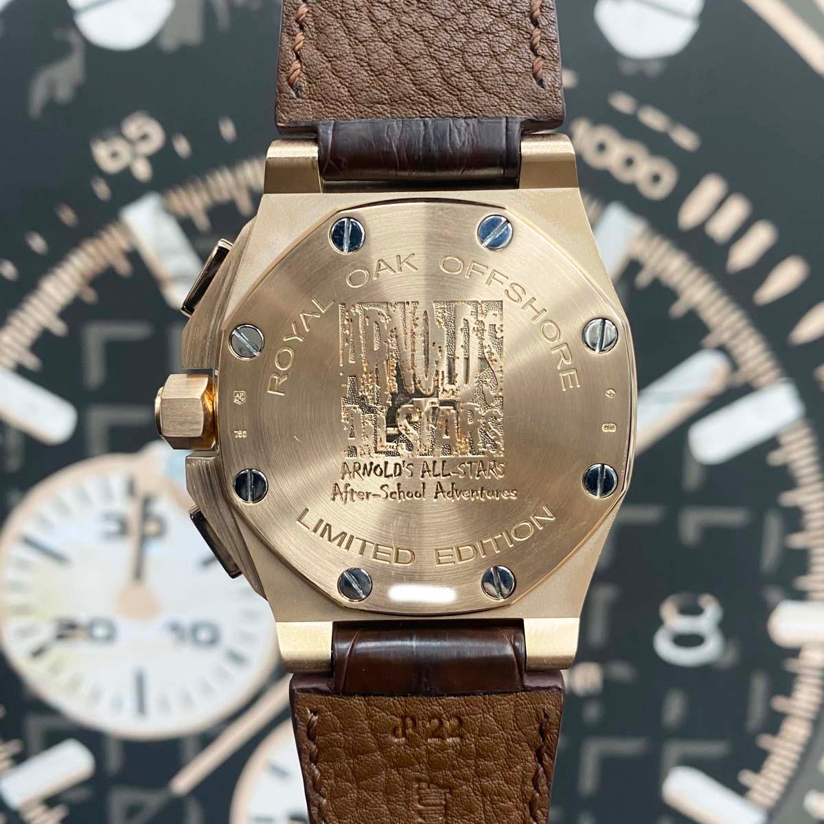 Audemars Piguet Limited Edition All-Star Royal Oak Offshore Chronograph 26158OR Pre-Owned Mint Condition New Strap! - Gotham Trading