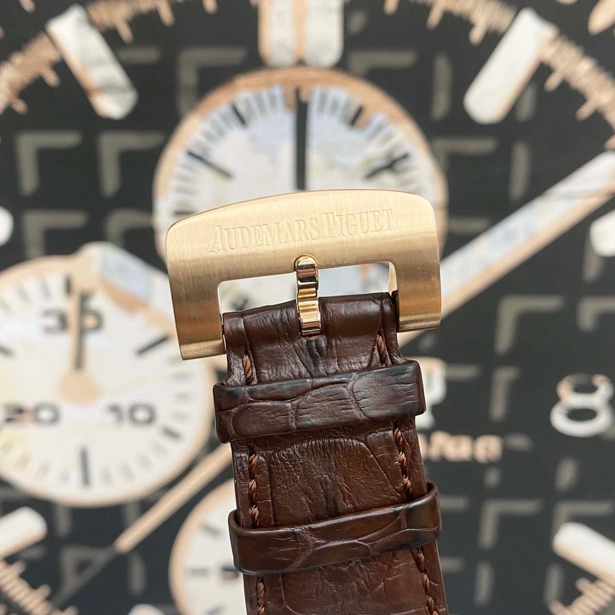 Audemars Piguet Limited Edition All-Star Royal Oak Offshore Chronograph 26158OR Pre-Owned Mint Condition New Strap! - Gotham Trading