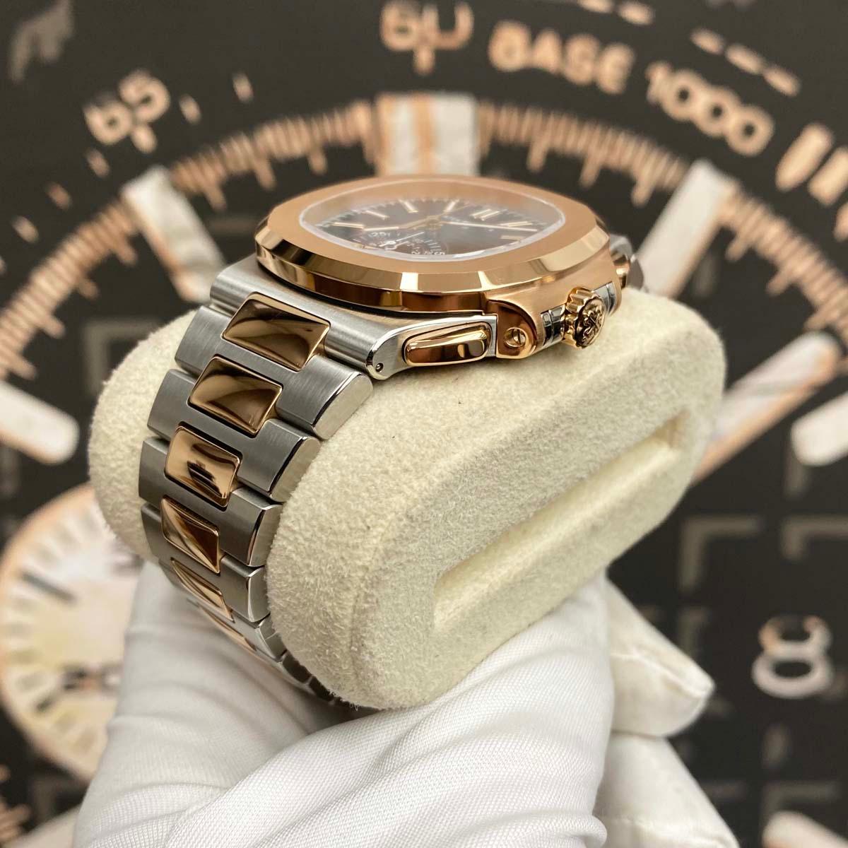 Patek Philippe Nautilus Chronograph 40mm 5980/1AR-001 Blue Dial Unworn - Gotham Trading