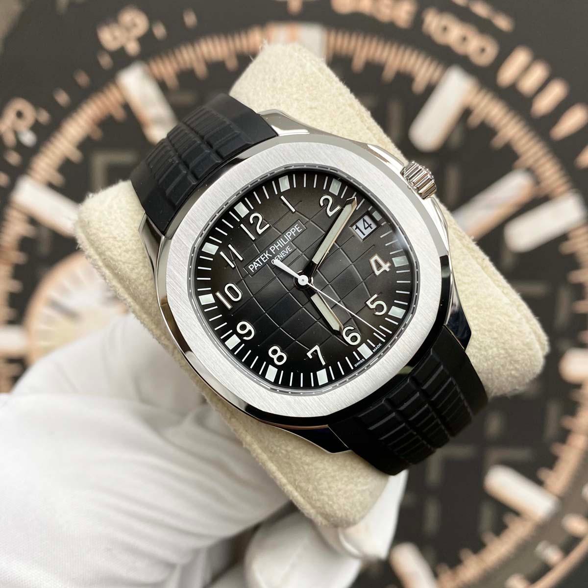 Patek Philippe Aquanaut 40mm 5167A Black Dial New Old Stock - Gotham Trading