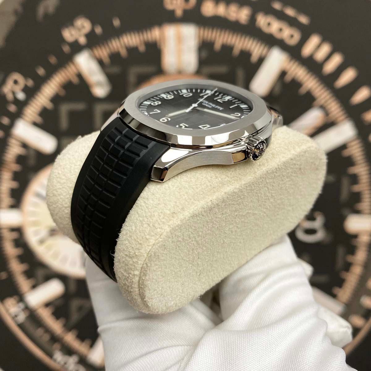 Patek Philippe Aquanaut 40mm 5167A Black Dial New Old Stock - Gotham Trading