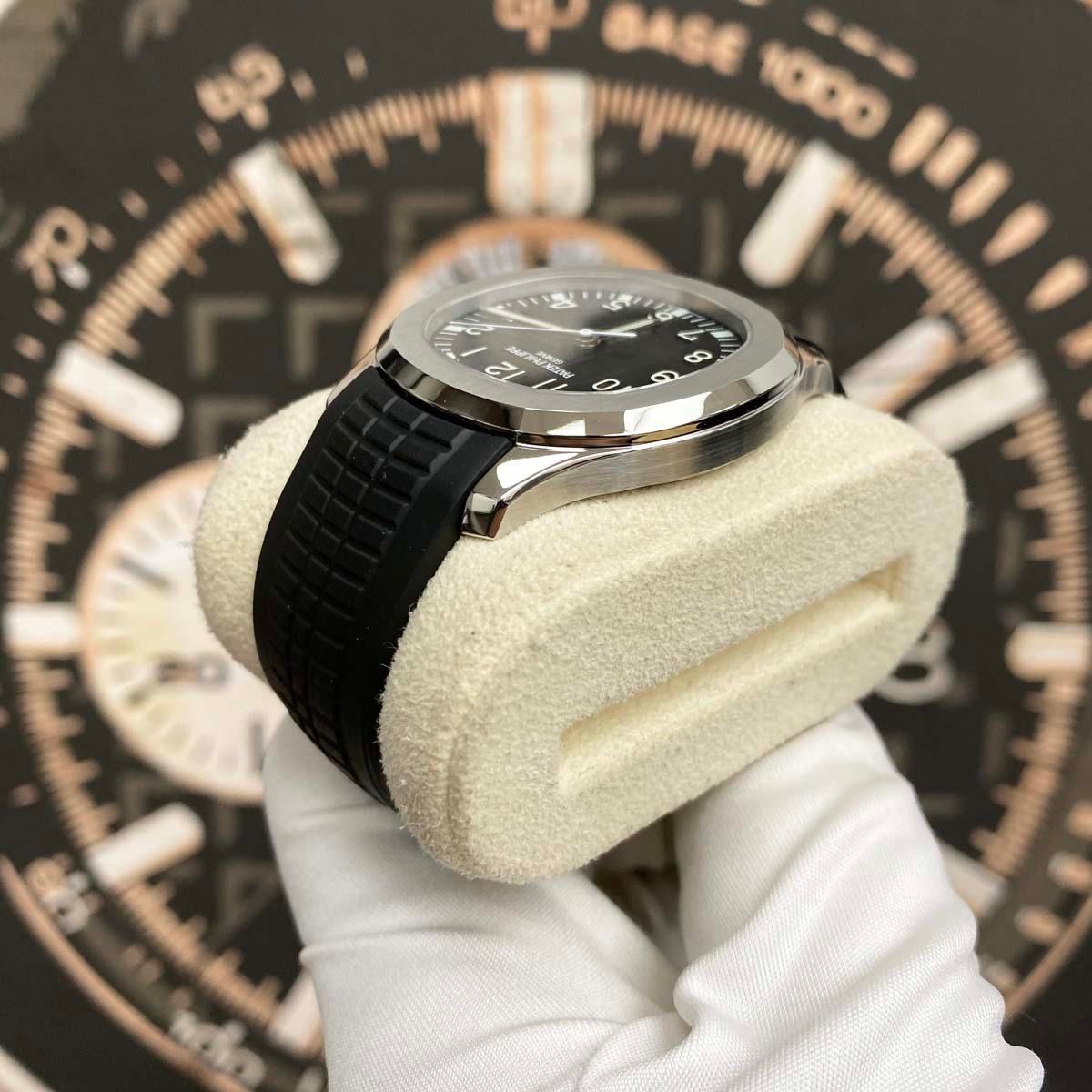 Patek Philippe Aquanaut 40mm 5167A Black Dial New Old Stock - Gotham Trading