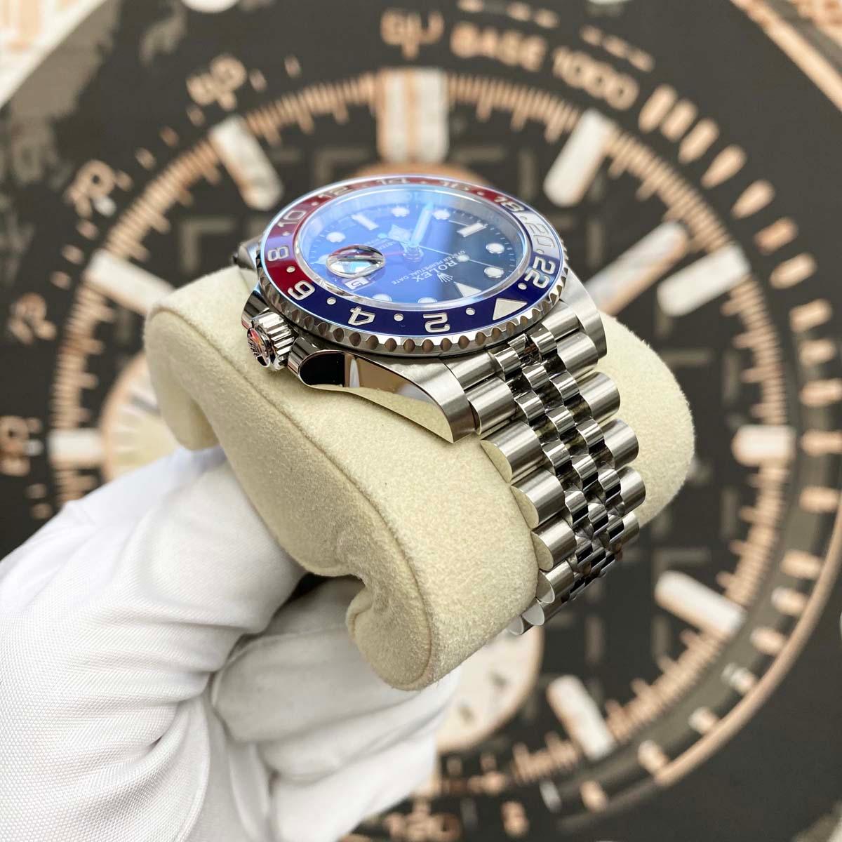 Rolex GMT-Master II "Pepsi" 40mm 126710BLRO Black Dial Pre-Owned - Gotham Trading