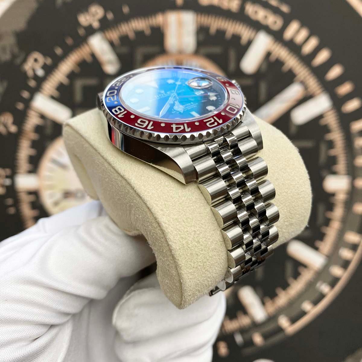 Rolex GMT-Master II "Pepsi" 40mm 126710BLRO Black Dial Pre-Owned - Gotham Trading