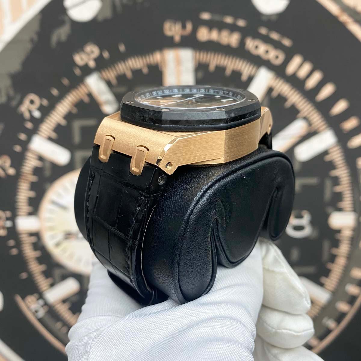 Audemars Piguet Royal Oak Offshore Tourbillon Chronograph 44mm 26288OF Openworked Dial Pre-Owned - Gotham Trading