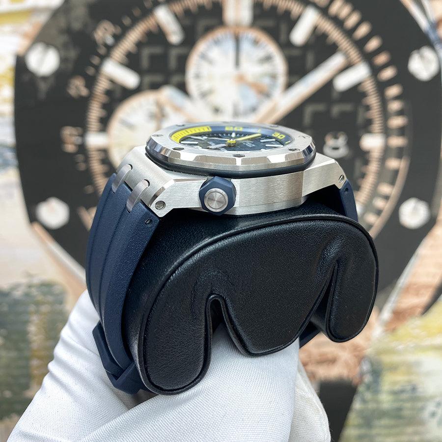 Audemars Piguet Royal Oak Offshore Diver 42mm 15710ST Blue Dial Pre-Owned - Gotham Trading