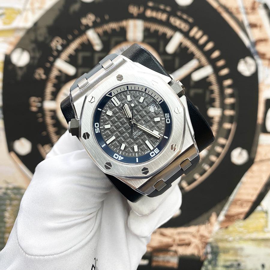 Audemars Piguet Royal Oak Offshore Diver 42mm 15720ST Grey Dial - Gotham Trading