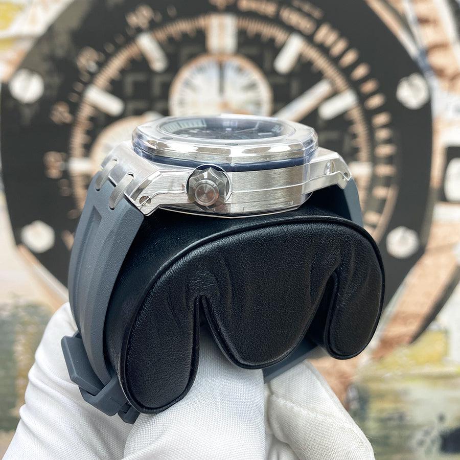 Audemars Piguet Royal Oak Offshore Diver 42mm 15720ST Grey Dial - Gotham Trading