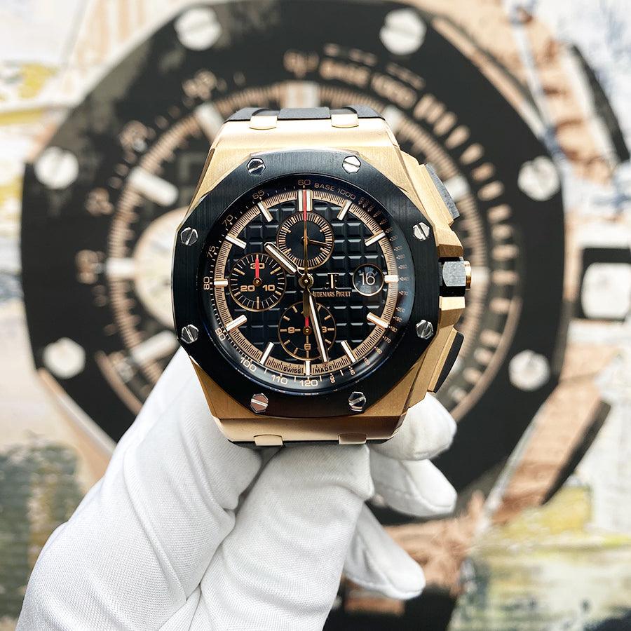 Audemars Piguet Royal Oak Offshore Chronograph 44mm 26401RO Black Dial Pre-Owned - Gotham Trading