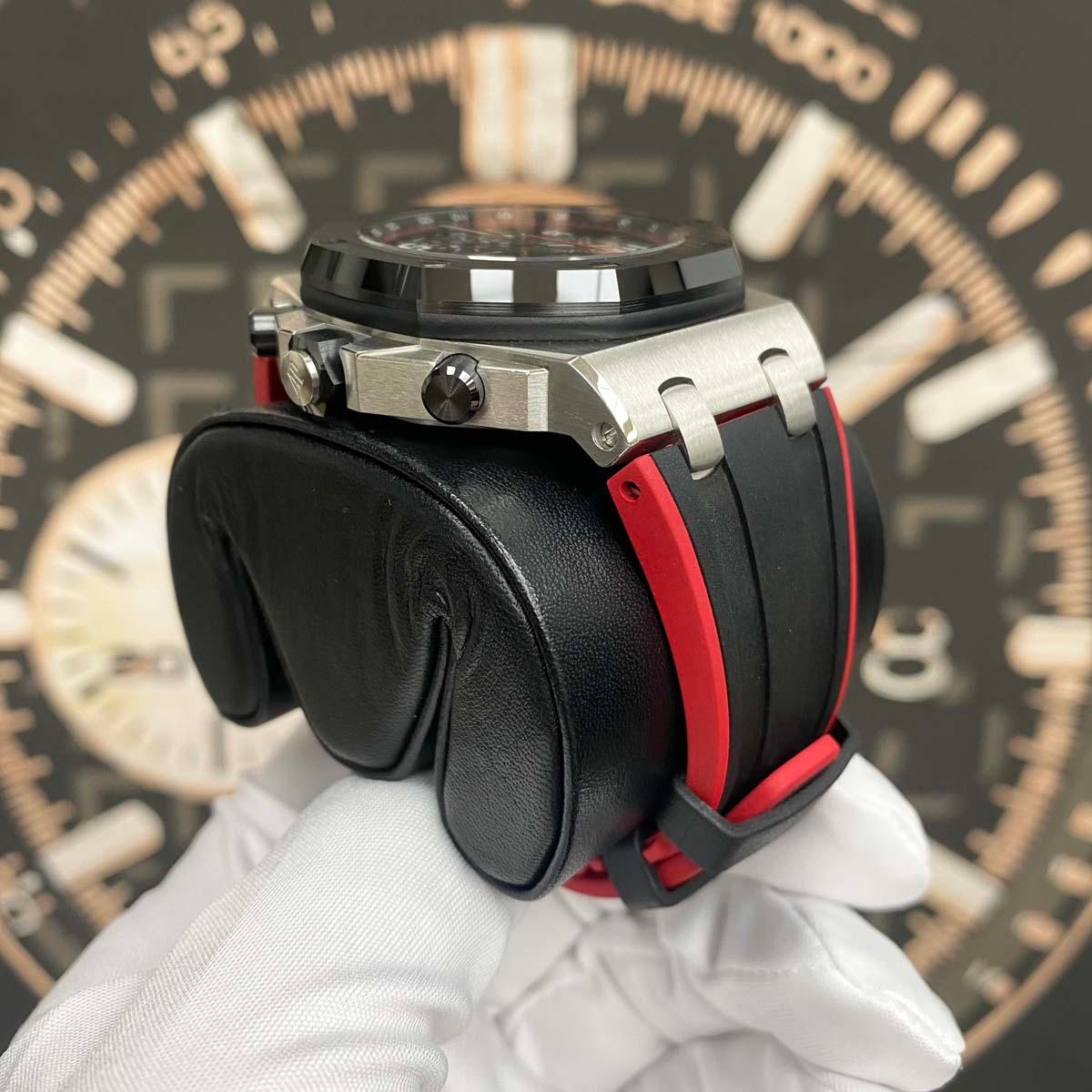 Audemars Piguet "Vampire" Royal Oak Offshore Chronograph 42mm 26470SO Black Dial MINT Pre-Owned - Gotham Trading