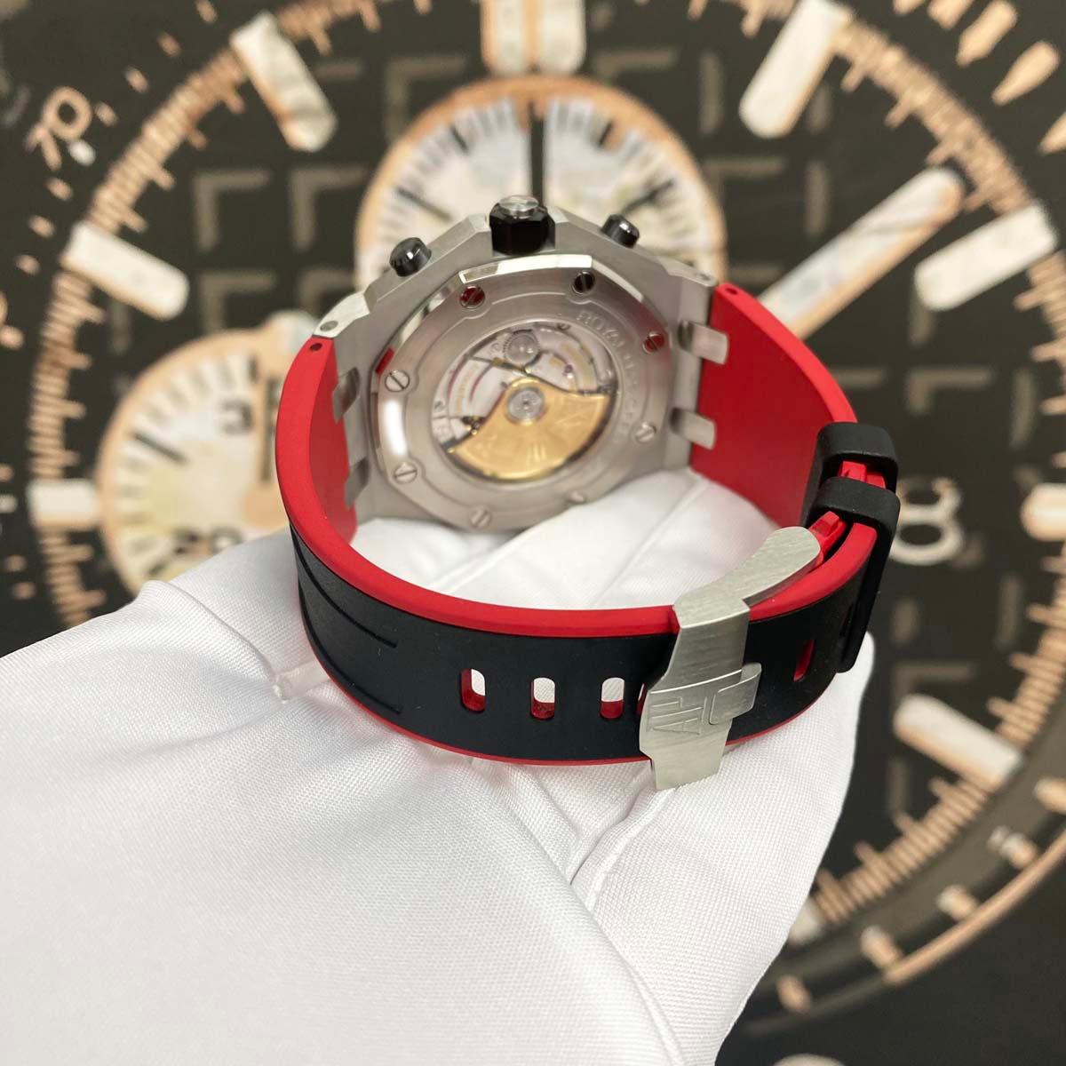 Audemars Piguet "Vampire" Royal Oak Offshore Chronograph 42mm 26470SO Black Dial MINT Pre-Owned - Gotham Trading