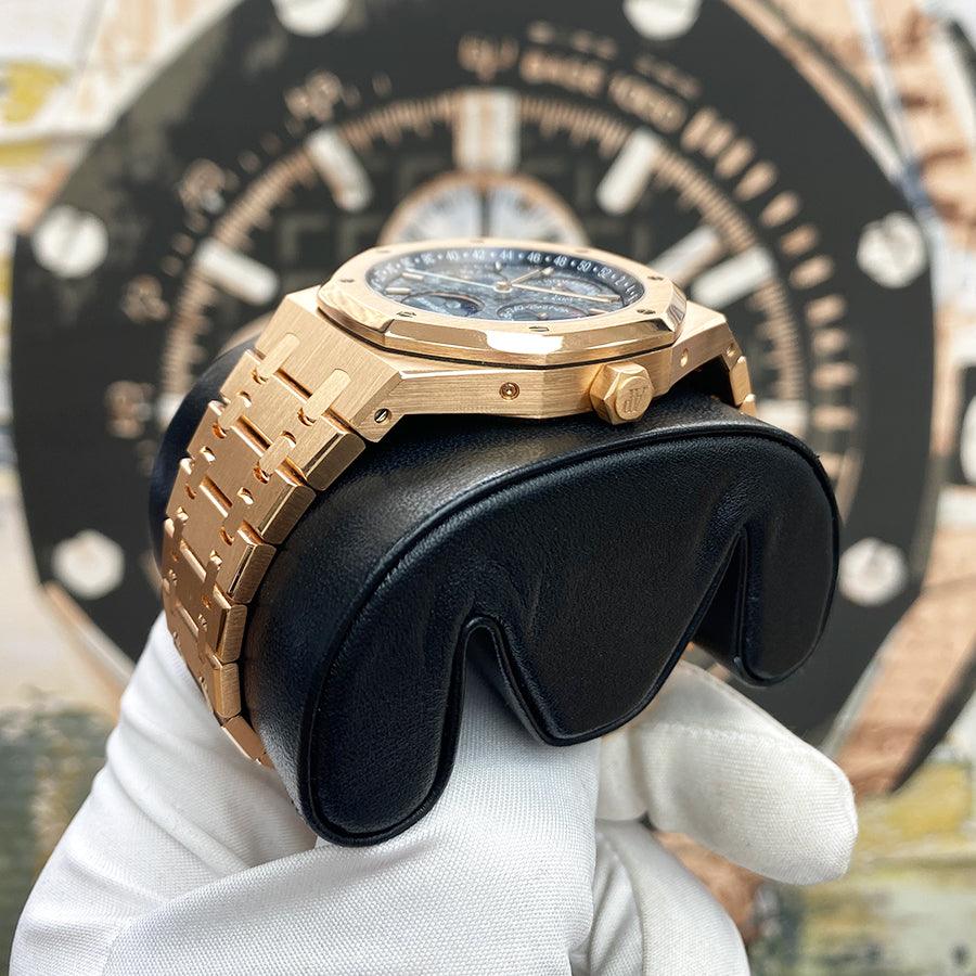 Audemars Piguet Royal Oak Perpetual Calendar 41mm 26574OR.OO.1220OR.02 Blue Dial Pre-Owned - Gotham Trading