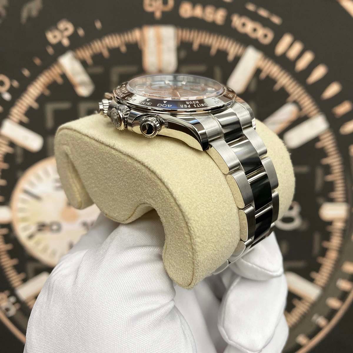 Rolex Daytona 126506 Skeletonized Case-back 40mm Ice Blue Baguette Diamond Dial - Gotham Trading