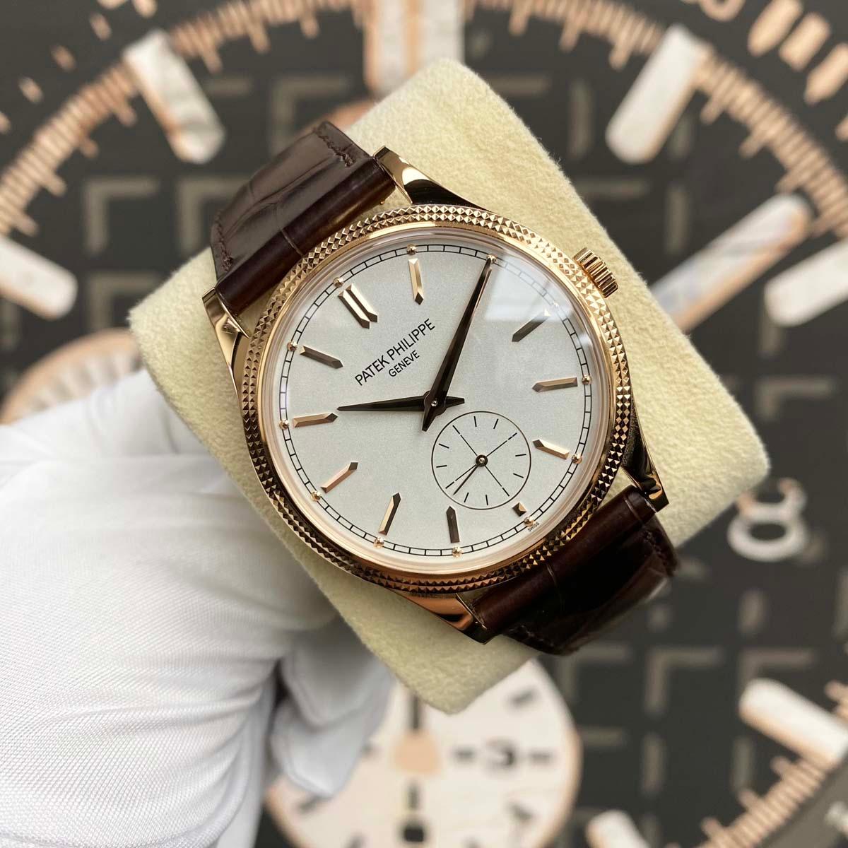 Patek Philippe Calatrava 39mm 6119R-001 Silver Dial Unworn - Gotham Trading