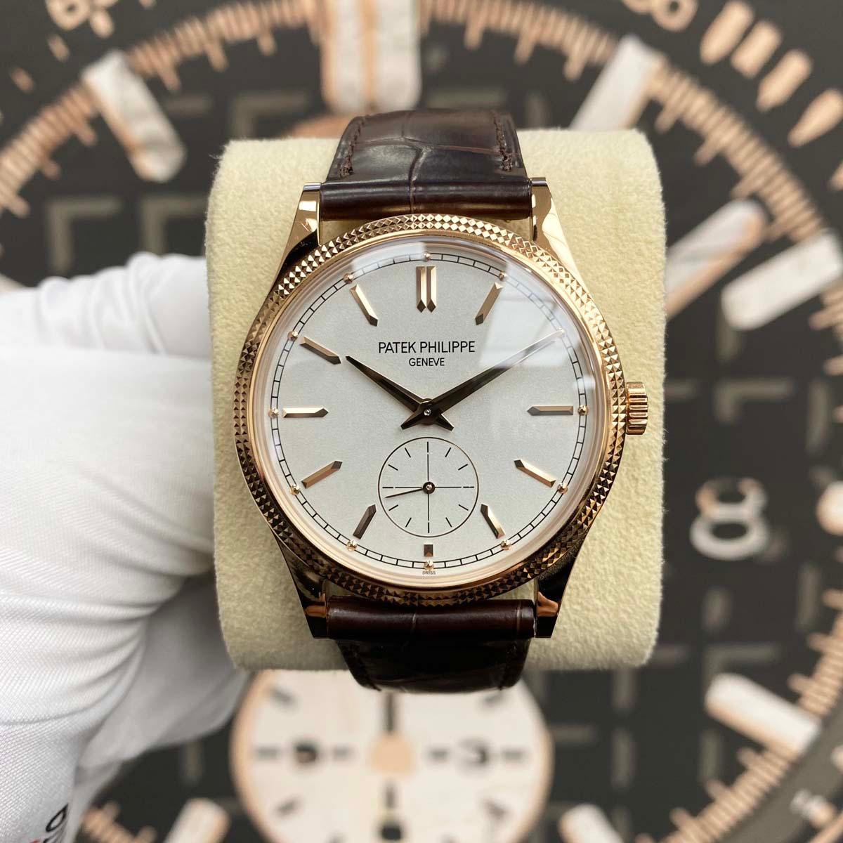 Patek Philippe Calatrava 39mm 6119R-001 Silver Dial Unworn - Gotham Trading