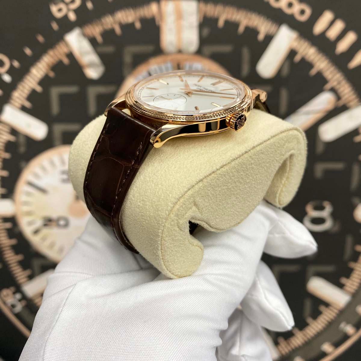 Patek Philippe Calatrava 39mm 6119R-001 Silver Dial Unworn - Gotham Trading