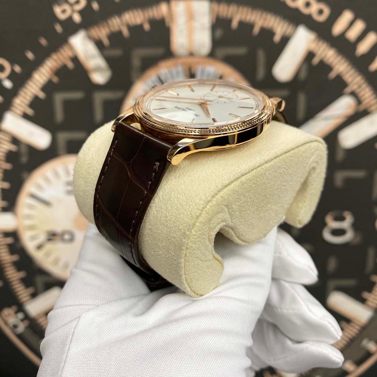 Patek Philippe Calatrava 39mm 6119R-001 Silver Dial Unworn - Gotham Trading