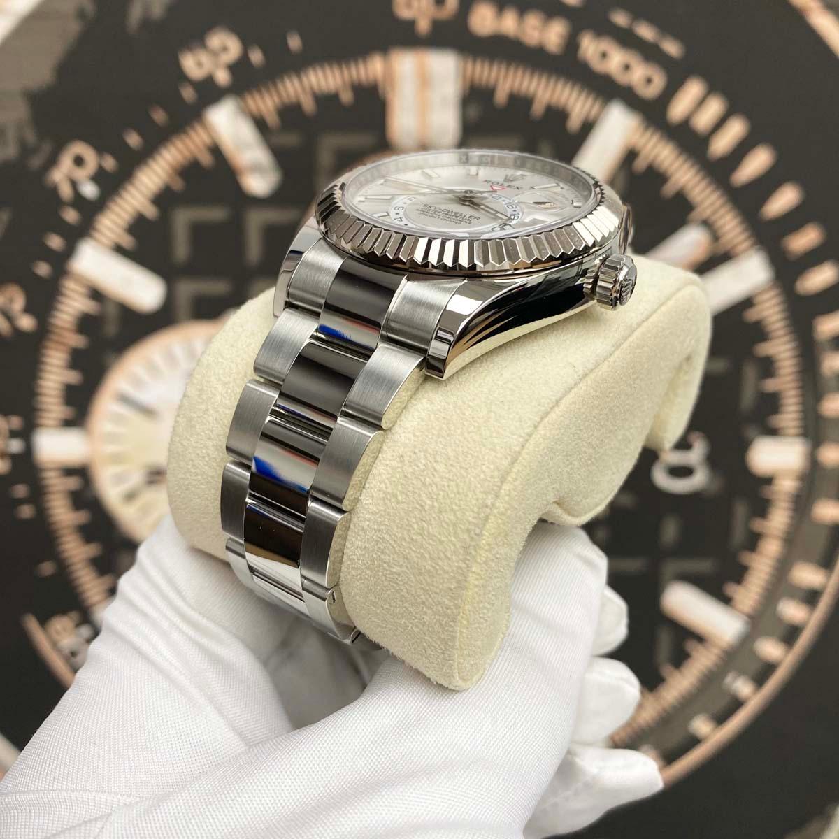 Rolex Sky-Dweller 42mm 326934 White Dial Pre-Owned - Gotham Trading