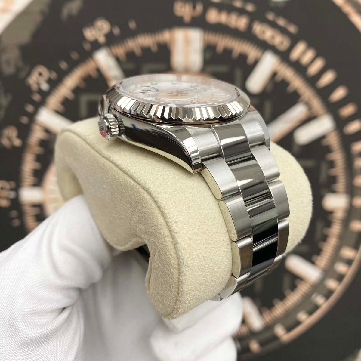 Rolex Sky-Dweller 42mm 326934 White Dial Pre-Owned - Gotham Trading