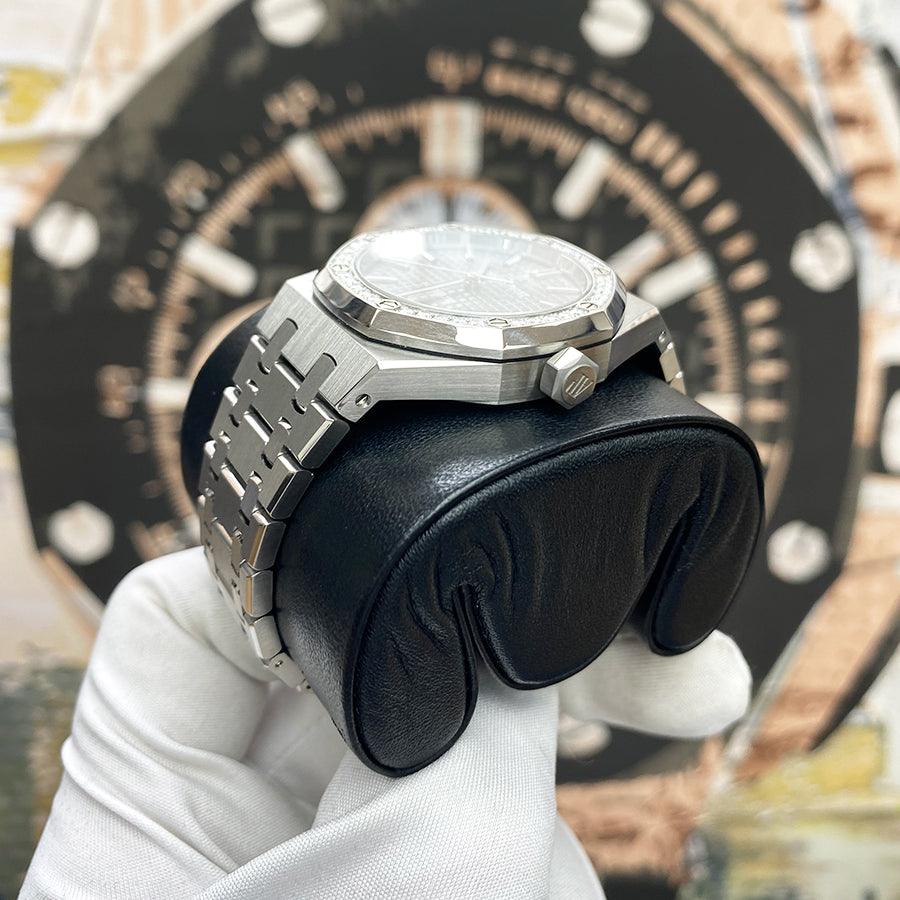 Audemars Piguet Royal Oak 37mm 15451ST.ZZ.1256ST.02 Grey Dial Pre-Owned - Gotham Trading