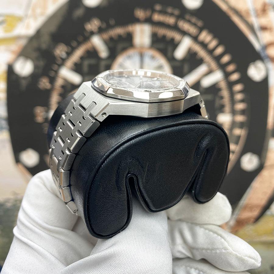 Audemars Piguet Royal Oak 37mm 15451ST.ZZ.1256ST.02 Grey Dial Pre-Owned - Gotham Trading