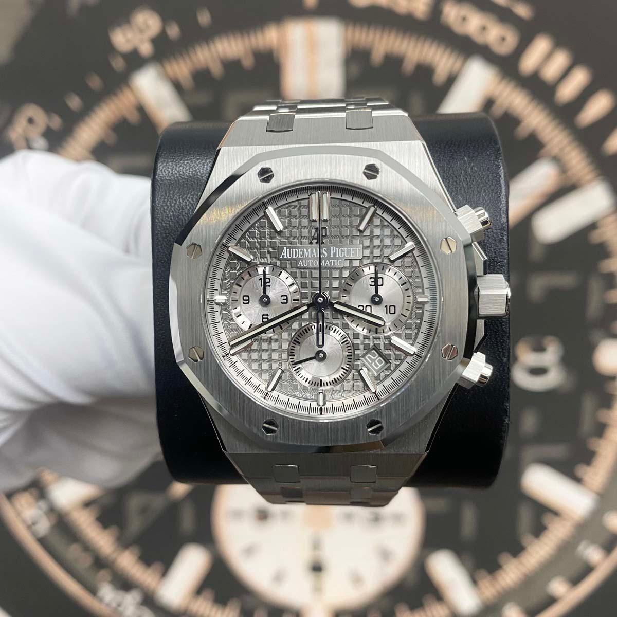 Audemars Piguet Royal Oak Chronograph 38mm 26315ST.OO.1256ST.02 Grey Dial NEW - Gotham Trading