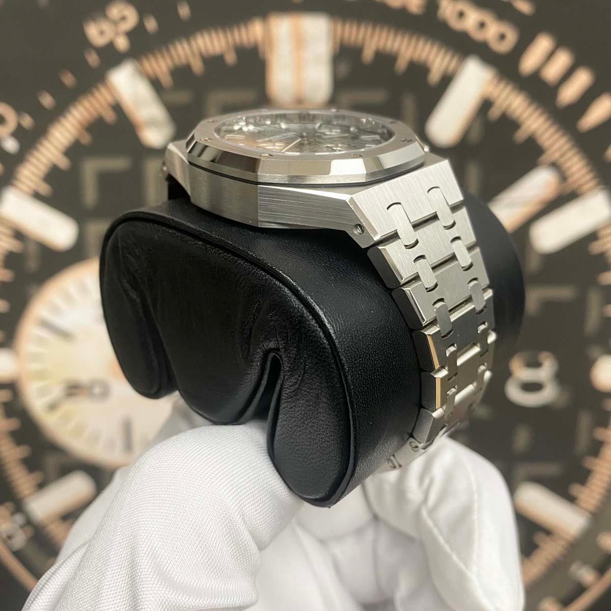 Audemars Piguet Royal Oak Chronograph 38mm 26315ST.OO.1256ST.02 Grey Dial NEW - Gotham Trading