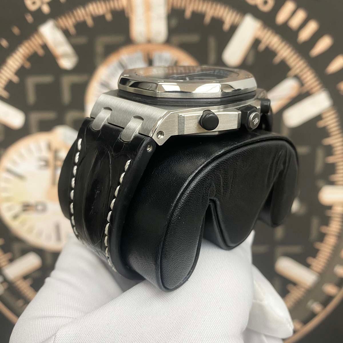 Audemars Piguet Limited Edition Ginza 7 Royal Oak Offshore Chronograph 26180ST Black Dial Pre-Owned - Gotham Trading