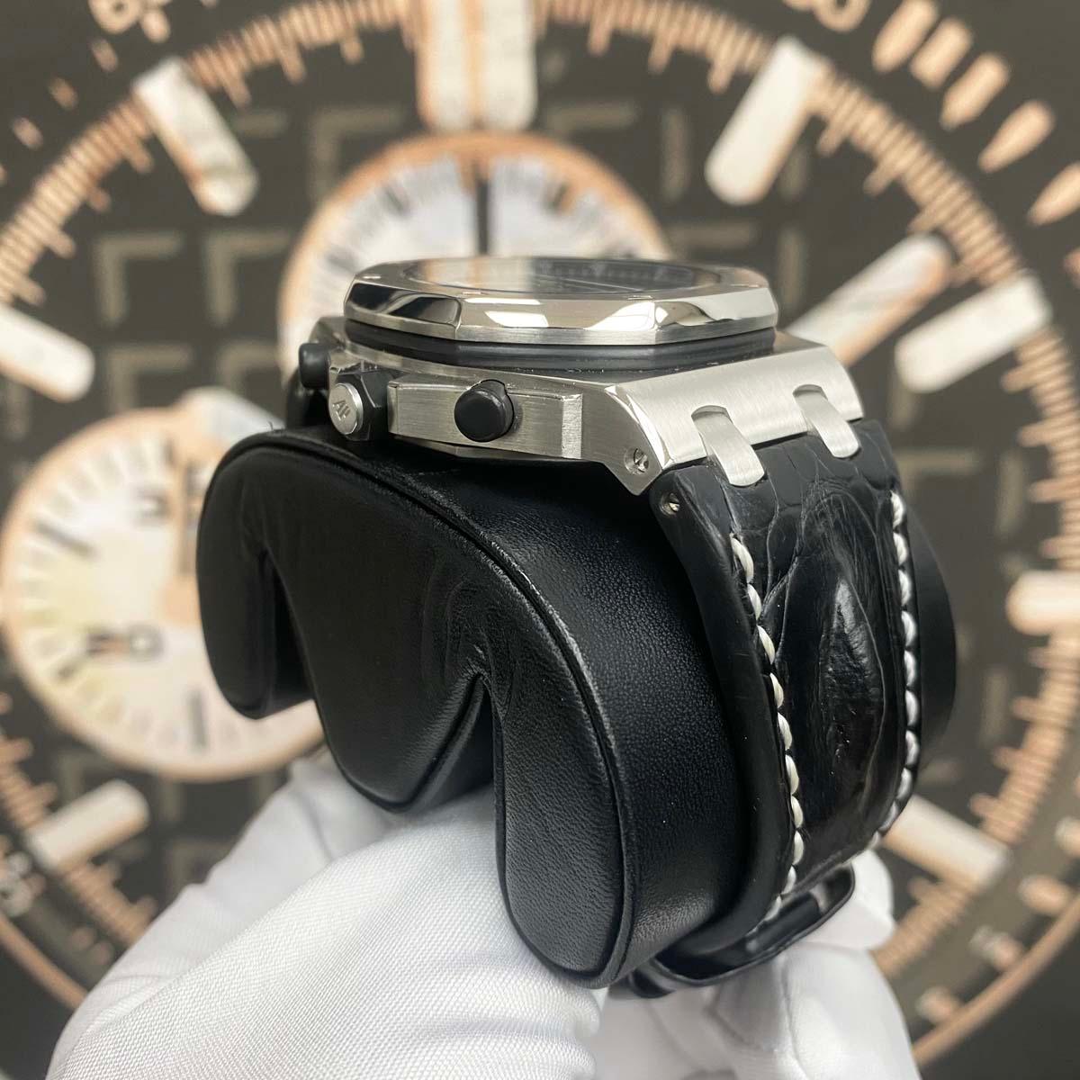 Audemars Piguet Limited Edition Ginza 7 Royal Oak Offshore Chronograph 26180ST Black Dial Pre-Owned - Gotham Trading