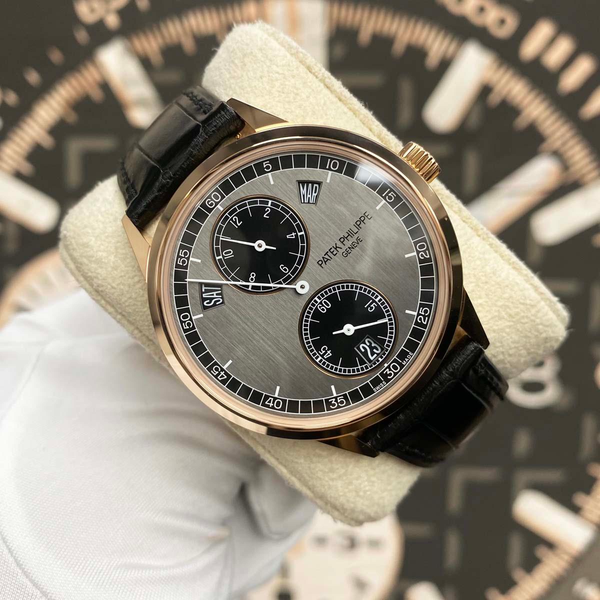 Patek Philippe Annual Calendar Complication Chronograph 40mm 5235-50R-001 Graphite Dial - Gotham Trading