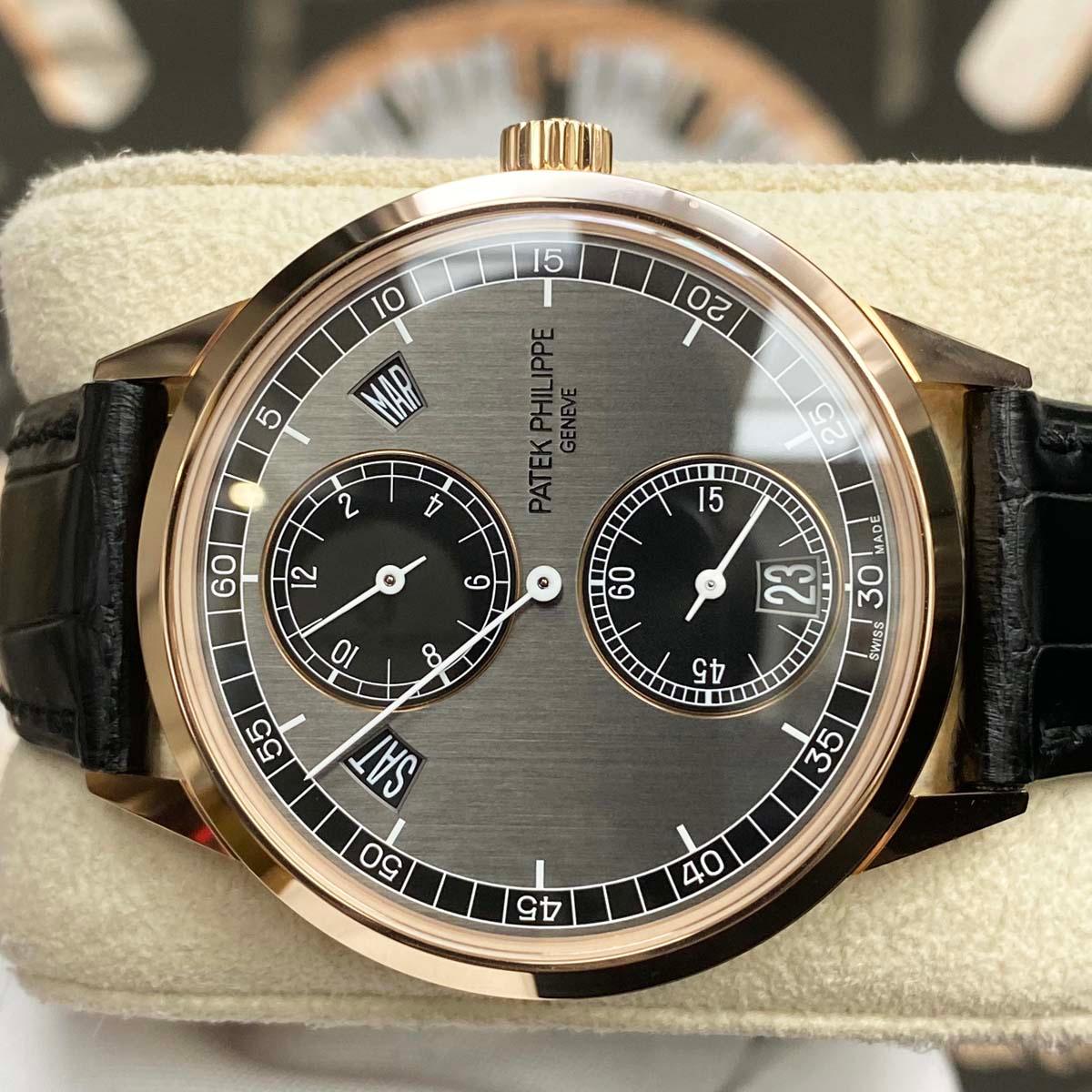 Patek Philippe Annual Calendar Complication Chronograph 40mm 5235-50R-001 Graphite Dial - Gotham Trading