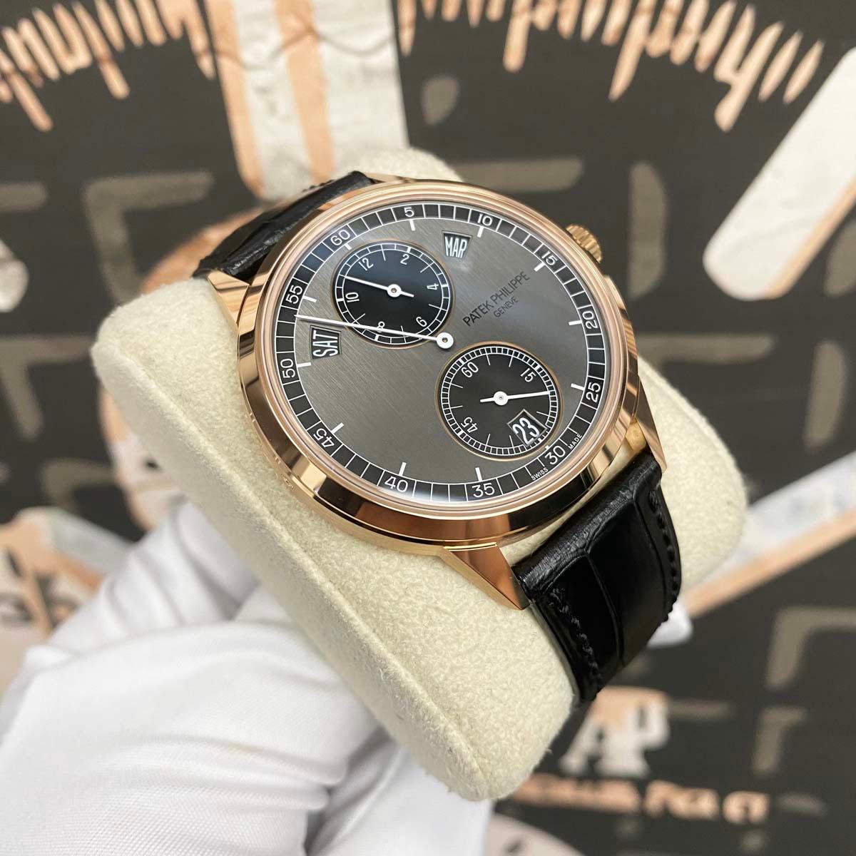 Patek Philippe Annual Calendar Complication Chronograph 40mm 5235-50R-001 Graphite Dial - Gotham Trading