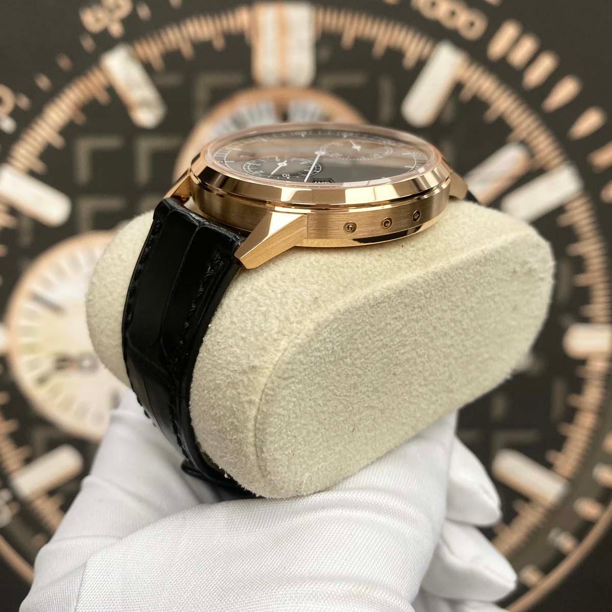 Patek Philippe Annual Calendar Complication Chronograph 40mm 5235-50R-001 Graphite Dial - Gotham Trading
