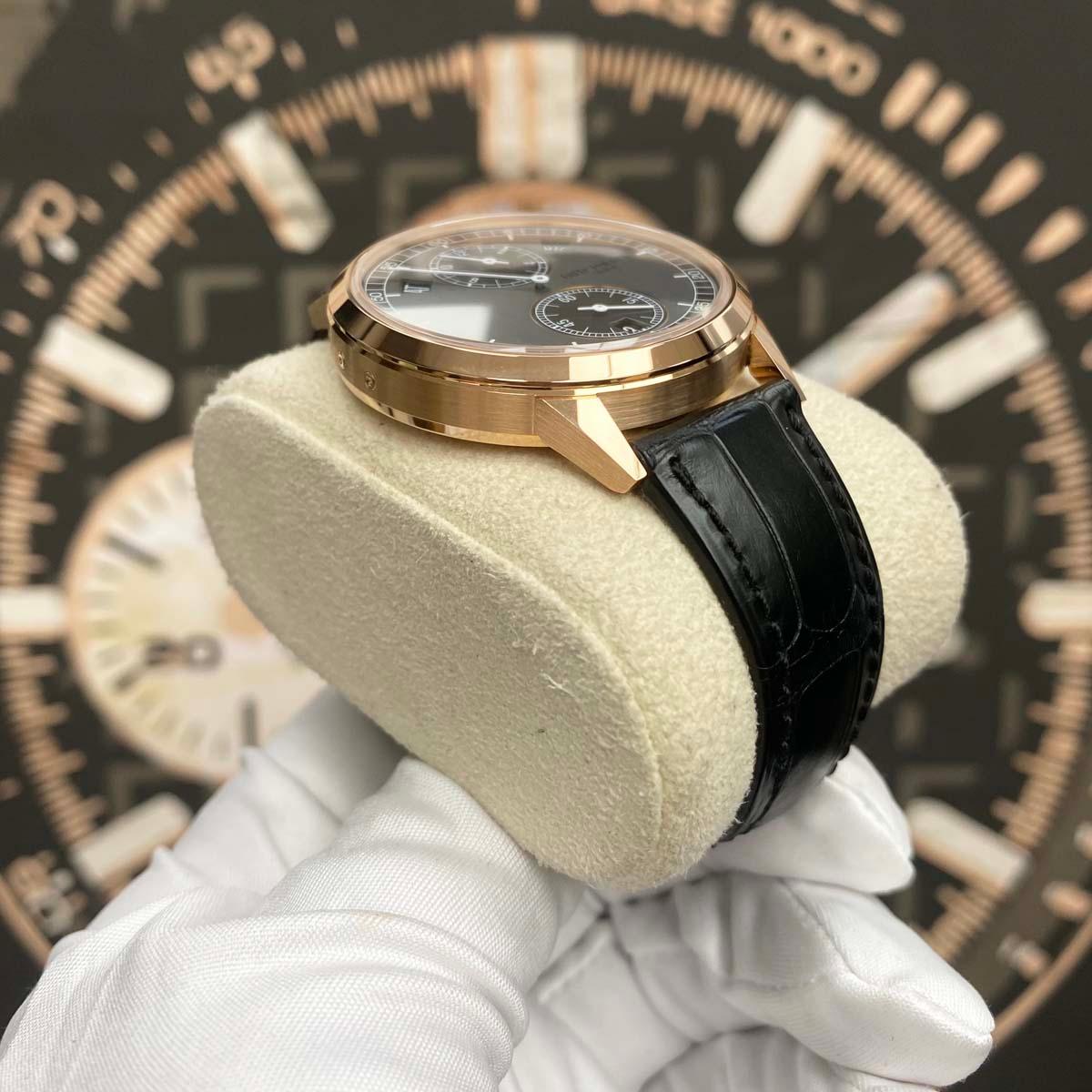 Patek Philippe Annual Calendar Complication Chronograph 40mm 5235-50R-001 Graphite Dial - Gotham Trading