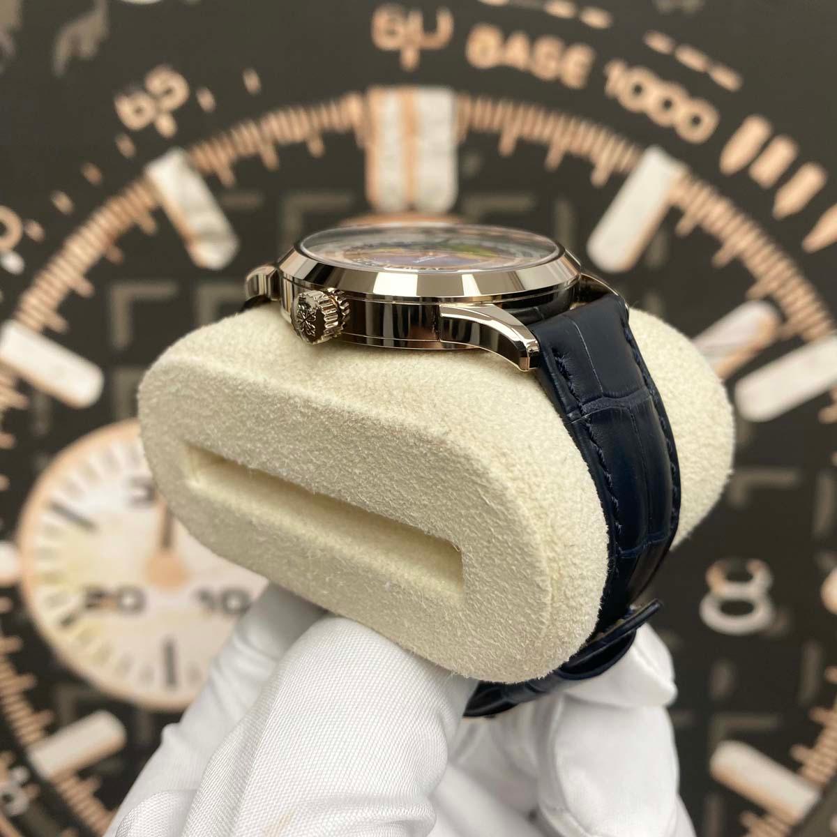 Patek Philippe World Time Complication 38mm 5231G Enamel Painted World Dial Unworn - Gotham Trading