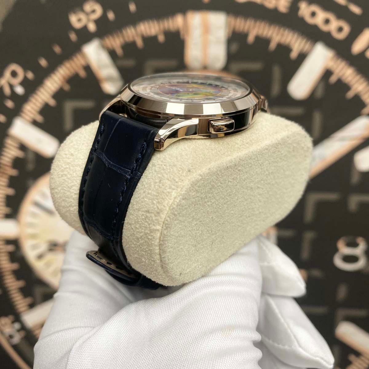 Patek Philippe World Time Complication 38mm 5231G Enamel Painted World Dial Unworn - Gotham Trading