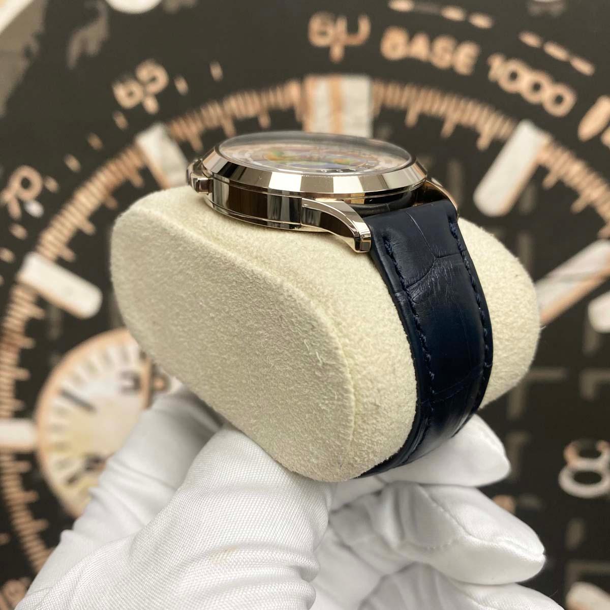 Patek Philippe World Time Complication 38mm 5231G Enamel Painted World Dial Unworn - Gotham Trading